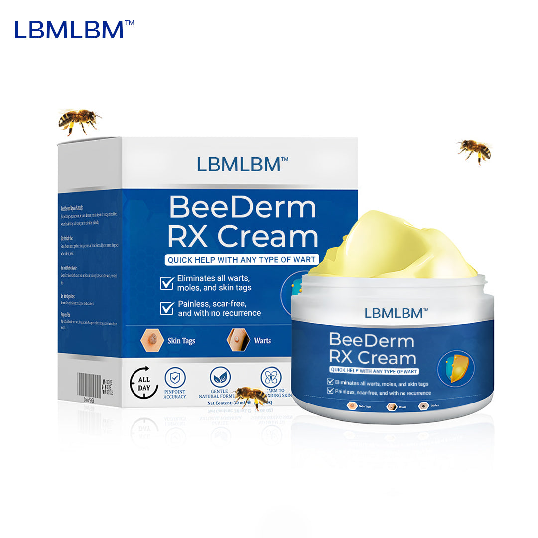 đŠââď¸LBMLBM⢠BeeDerm RX Cream, Painless, easy and gentle fix for warts, skin tags, lumps, infections, cysts and scars