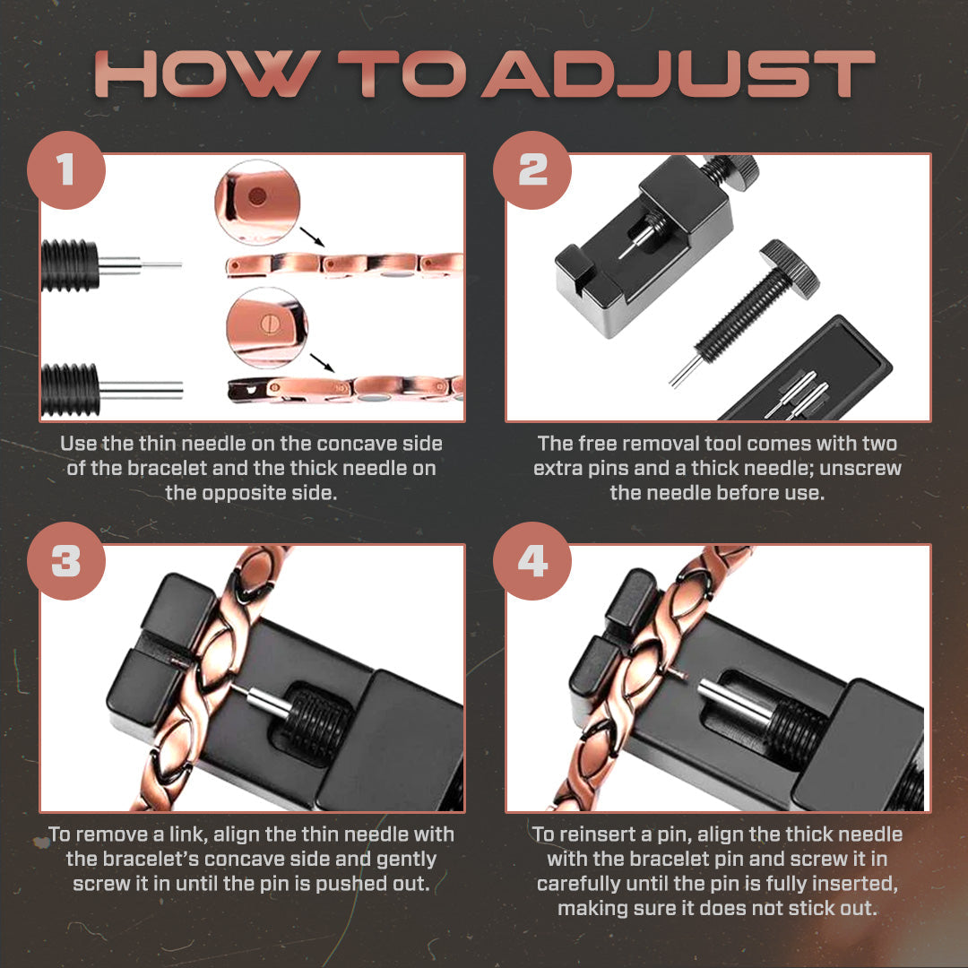 Copper Magnetic Therapy Bracelet | Relieve Fatigue, Boost Energy & Circulation β¨