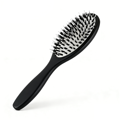 🎅🎅Sweeping the world-Famous 5x Sold Out Paddle Brush - Smoother, Stronger, Shinier Hair - Boar Bristle Brush with Nylon Bristles and Microsphere Massaging Tips