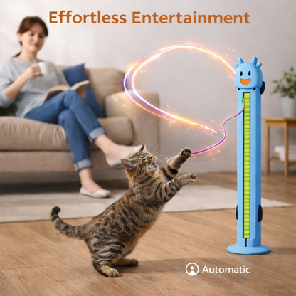 🐱✨ Auto Motion Flying Rope Cat Toy – Turn Lazy Cats into Play Machines