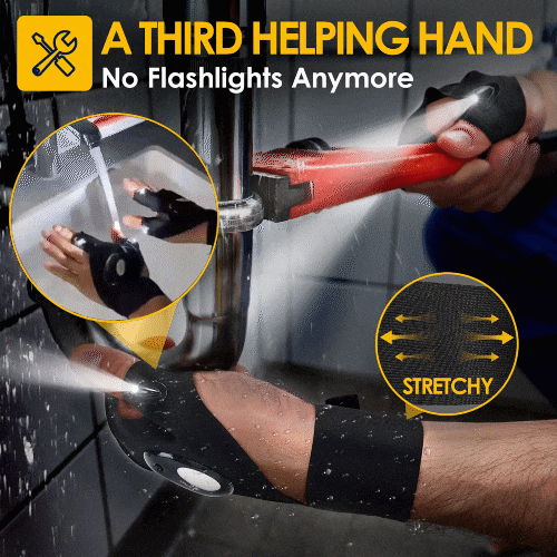 LED Flashlight Gloves – Free Your Hands, Light Up Everything!