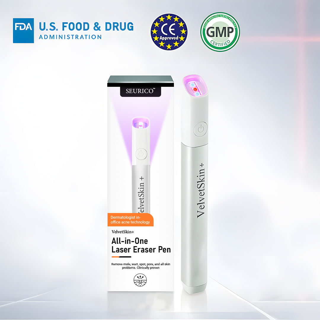 Seurico™ VelvetSkin+ All-in-One Laser Eraser Pen✨ | Safe & Easy At-Home Solution for Smooth, Spot-Free Skin 💆‍♀️🌟