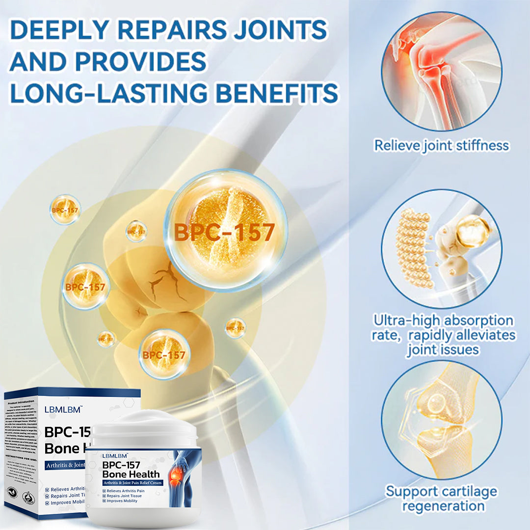 LBMLBM™ BPC-157 Joint Healing Cream  FDA Certified (Targets arthritis, nerve pain, rheumatism & sports-related stiffness for better mobility)