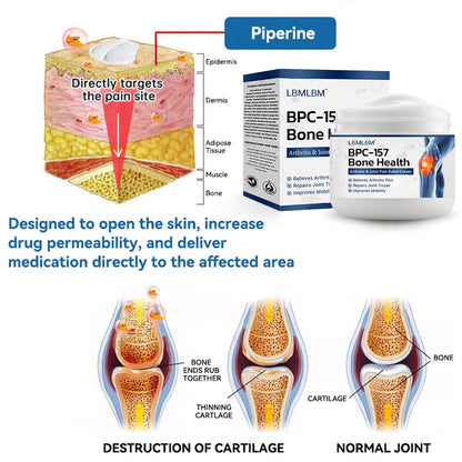 LBMLBM™ BPC-157 Joint Healing Cream  FDA Certified (Targets arthritis, nerve pain, rheumatism & sports-related stiffness for better mobility)