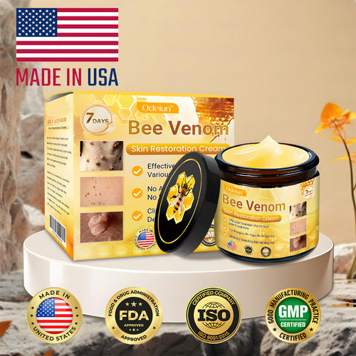 ✨ ODEIUN™ Bee Venom Skin Restoration Cream - Revitalize & Renew Your Skin Naturally! 🌿🐝