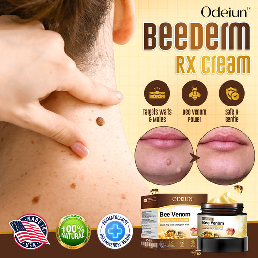 ✨ ODEIUN™ BeeDerm RX Cream – Natural Wart, Mole & Skin Tag Remover with Healing Bee Venom