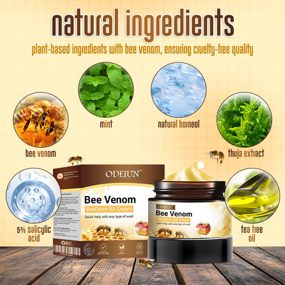 ✨ ODEIUN™ BeeDerm RX Cream – Natural Wart, Mole & Skin Tag Remover with Healing Bee Venom