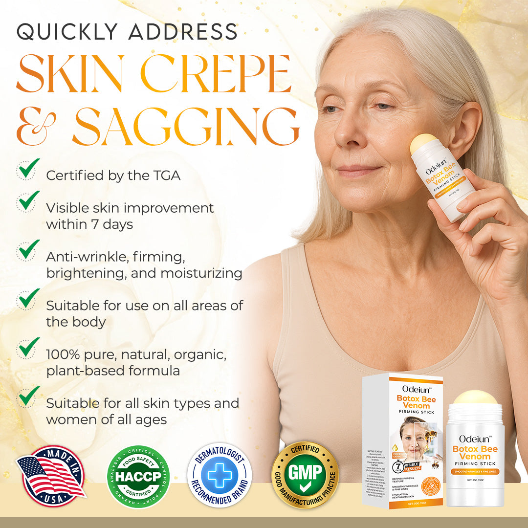 ⚡ Limited-Time 50% OFF – Odeiun™ Botox Bee Venom Firming Serum Stick for Instant Lift & Tightening