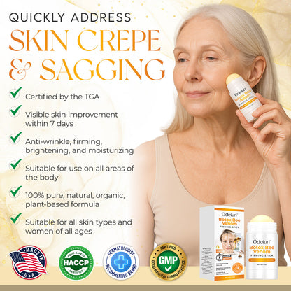 ⚡ Limited-Time 50% OFF – Odeiun™ Botox Bee Venom Firming Serum Stick for Instant Lift & Tightening