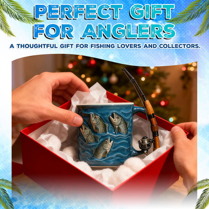 Handcrafted Fishing Mug 🎣 – The Perfect Gift for Anglers & Nature Lovers