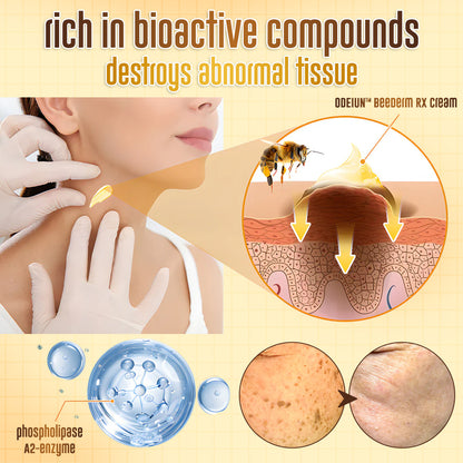 ✨ ODEIUN™ BeeDerm RX Cream – Natural Wart, Mole & Skin Tag Remover with Healing Bee Venom