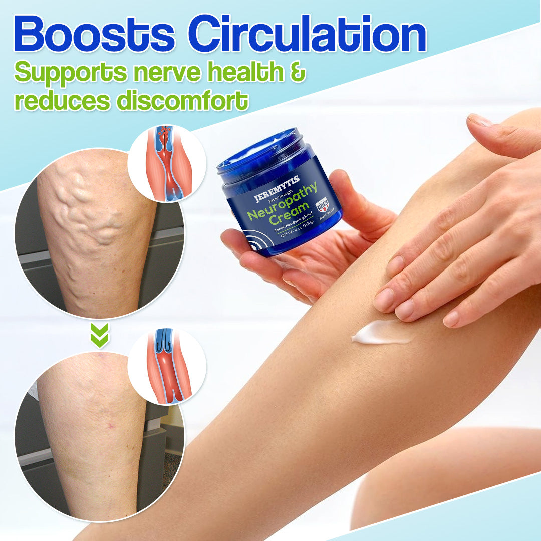 JEREMYTIS™ Neuropathy Relief Cream, Pain Relief for Feet, Toes, Legs, Hands & Arms