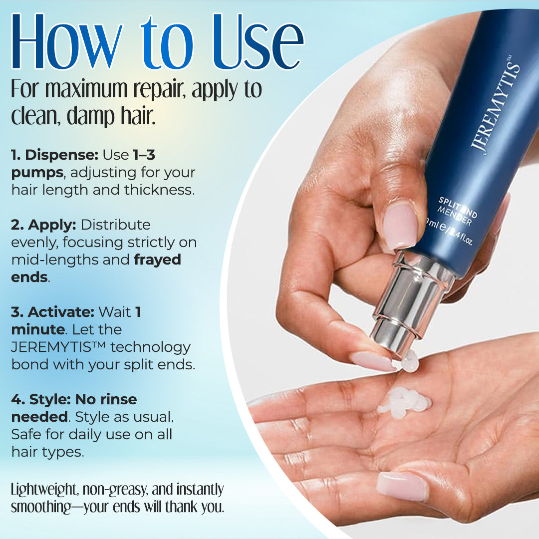 JEREMYTIS™ Split Ends Repair Serum – Restore Length, Shine & Smoothness Instantly