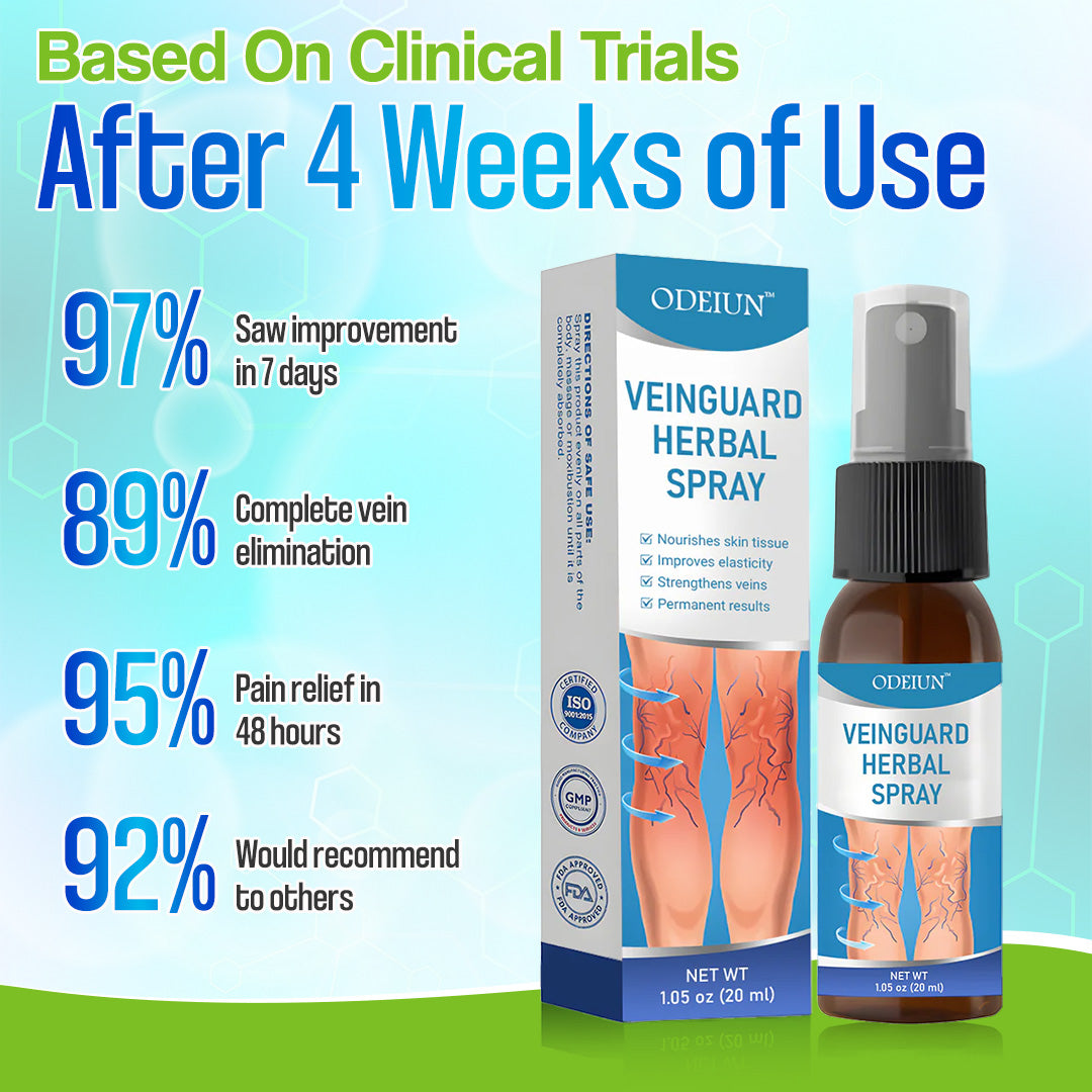 🎁 ODEIUN™ VeinGuard Herbal Spray – ✅ Clinically Proven to Visibly Erase Varicose Veins with Rapid, Targeted Relief!