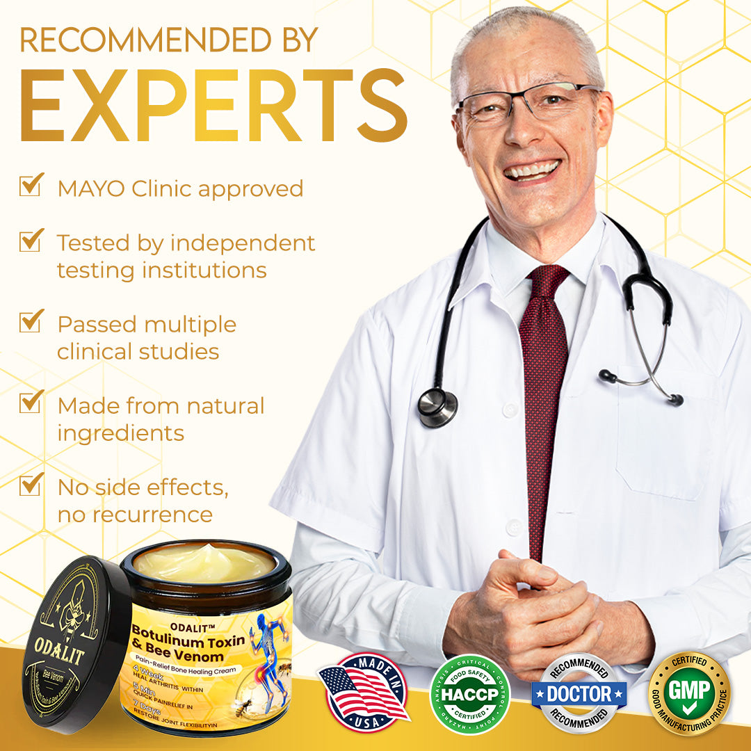 🎁Flash Sale - ODALIT™ Botulinum Toxin & Bee Venom Pain-Relief Bone Healing Cream