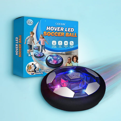 ODEIUN™ LED Hover Soccer Ball – Safe Indoor Air Power Football with Foam Bumper