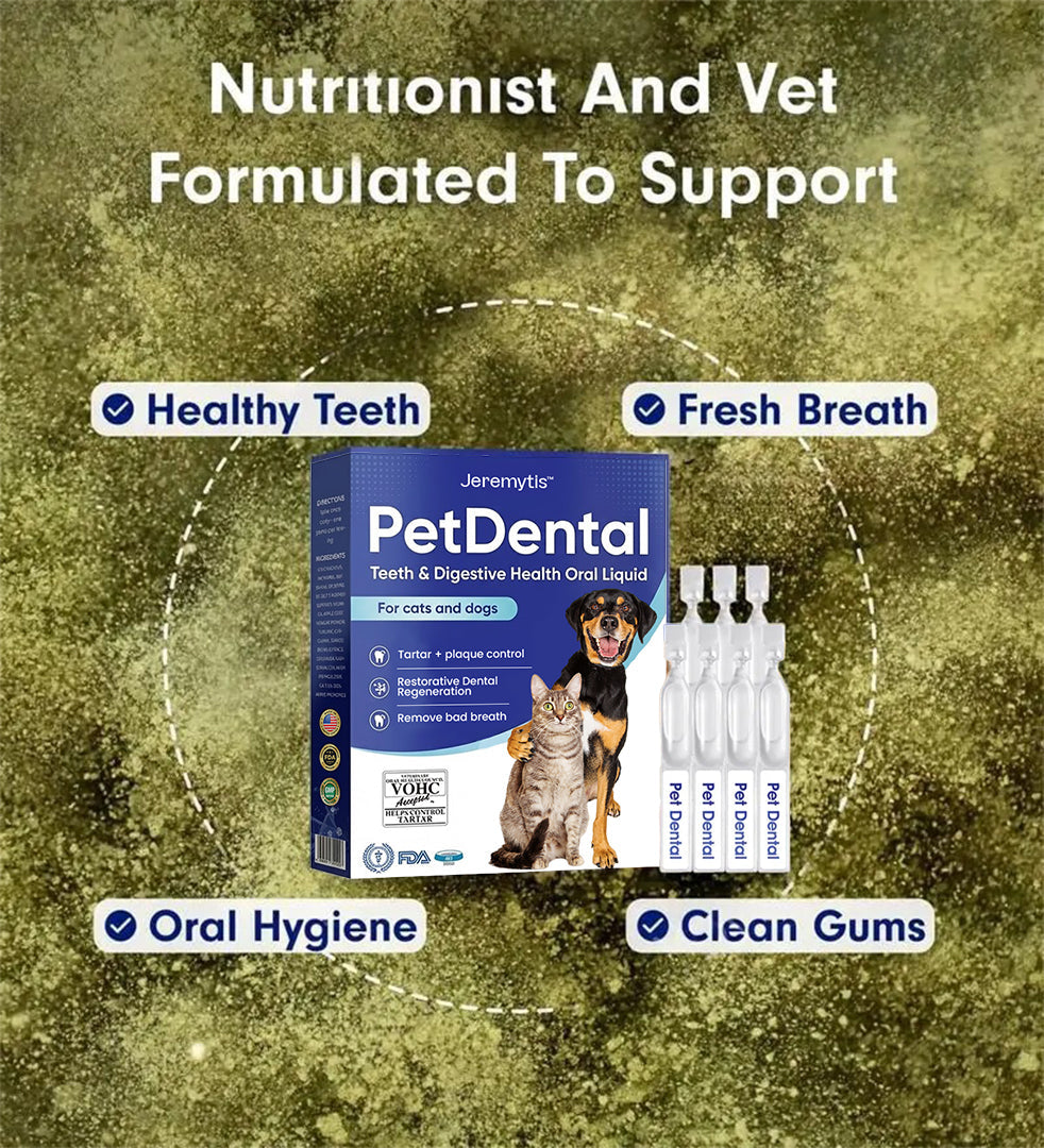 🐾 JEREMYTIS™ Pet Dental Oral Liquid – Fresh Breath & Tartar Care 🦷✨