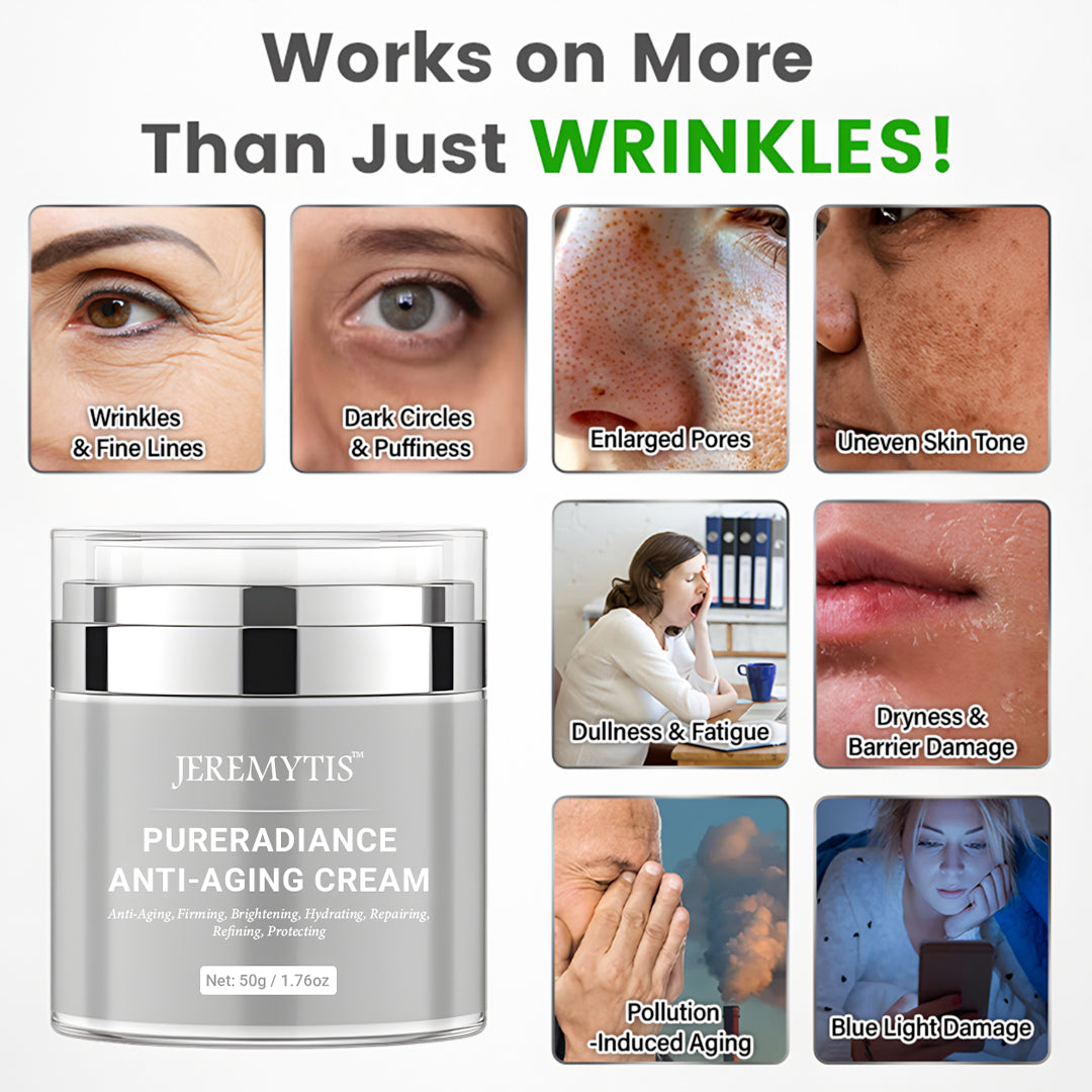 JEREMYTIS™ PureRadiance Anti-Aging Cream – Smooth Wrinkles, Brighten Skin & Restore Youthful Glow