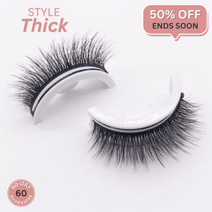 Effortless Beauty: Reusable Adhesive Eyelashes That Stay All Day