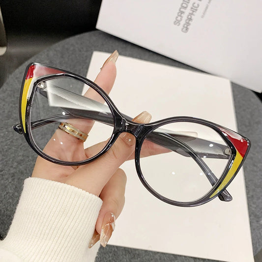 Retro Cat Eye Glasses - Anti Blue Light