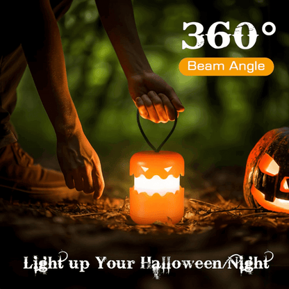 🎃 JEREMYTIS™ Spooky Glow Pumpkin Lantern – Collapsible, Rechargeable Jack-O’-Lantern for Halloween Fun! 🔋🌙
