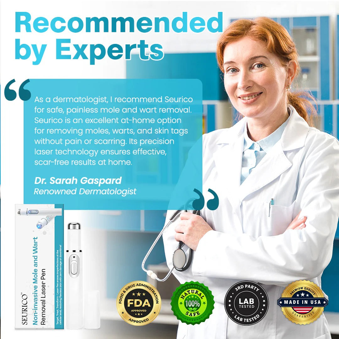 ✨Seurico™ Laser Pen - Non-invasive Mole and Wart Removal
