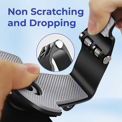 Rock-solid phone stability, zero view obstruction — the 360° car mount every driver needs!