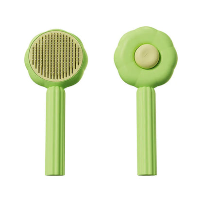 Pet Hair Brush - Self-Cleaning Pins Comb