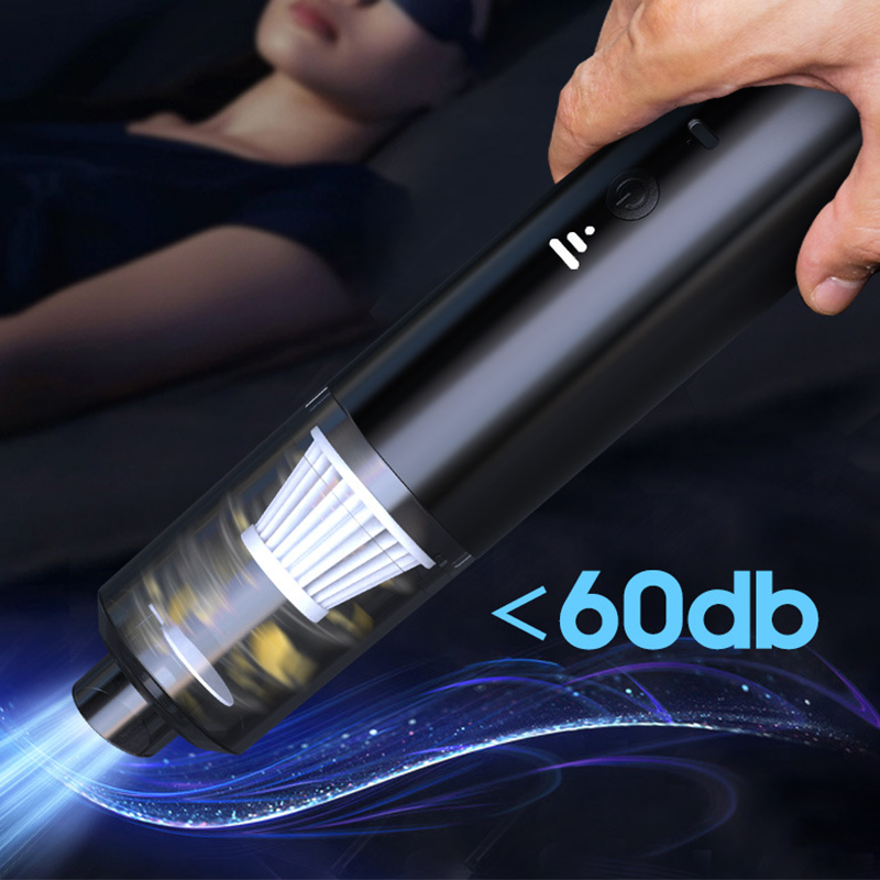 ✨Powerful Mini Car Vacuum Cleaner – Quiet, Cordless, HEPA Filtration for Deep Cleaning & Fresh Air