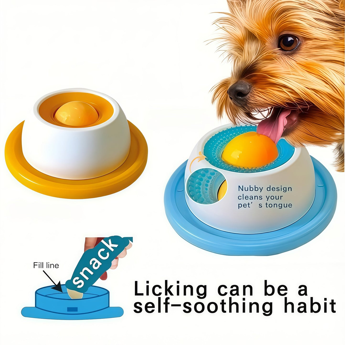 Pet Anxiety Relief Ball--Keeps Pets Busy, Relieves Boredom & Anxiety